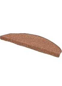 ANDIAMO Stufenmatte &raquo;Bob&laquo;, halbrund, melierte Schlinge, erh&auml;ltlich als Set mit 2 St&uuml;ck oder 15 St&uuml;ck, Teppiche, 85221778-22 braun 4,5 mm