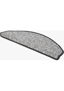 ANDIAMO Stufenmatte &raquo;Leo&laquo;, halbrund, grobe melierte Schlinge, 15 St&uuml;ck in einem Set, Teppiche, 9921846328-22 grau 6 mm