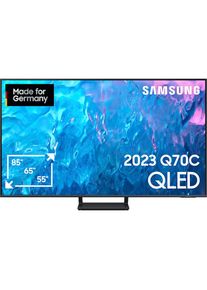Samsung QLED-Fernseher »GQ55Q70CAT«, 138 cm/55 Zoll, 4K Ultra HD, Smart-TV, Quantum Prozessor 4K-Quantum HDR-Gaming Hub, , 5907464479-0 grau