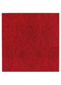 ANDIAMO Teppichfliese »Skandi Nadelfilz«, rechteckig, 40x40 cm, 25 Stück (4 qm), 50 Stück (8 qm) oder 100 Stück (16 qm), 9516960046-0 rot 4 mm