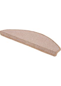 ANDIAMO Stufenmatte &raquo;Bob&laquo;, halbrund, melierte Schlinge, erh&auml;ltlich als Set mit 2 St&uuml;ck oder 15 St&uuml;ck, Teppiche, 49371188-22 beige 4,5 mm
