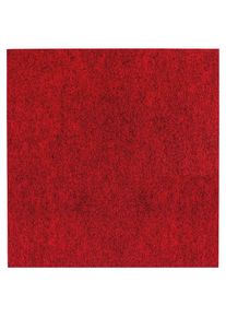 ANDIAMO Teppichfliese »Skandi Nadelfilz«, rechteckig, 40x40 cm, 25 Stück (4 qm), 50 Stück (8 qm) oder 100 Stück (16 qm), 4632604692-0 rot 4 mm