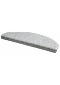 ANDIAMO Stufenmatte &raquo;Rambo&laquo;, halbrund, melierte Schlinge, 15 St&uuml;ck in einem Set, Teppiche, 23038187-22 grau 4 mm