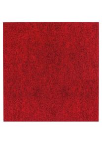 ANDIAMO Teppichfliese »Skandi Nadelfilz«, rechteckig, 40x40 cm, 25 Stück (4 qm), 50 Stück (8 qm) oder 100 Stück (16 qm), 1697943483-0 rot 4 mm