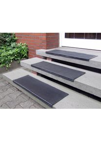 ANDIAMO Stufenmatte &raquo;Gummi&laquo;, rechteckig, Gummi-Stufenmatten, Treppen-Stufenmatten, 5 St&uuml;ck in einem Set, Teppiche, 41433578-22 schwarz 7 mm