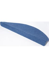 ANDIAMO Stufenmatte &raquo;Paris&laquo;, halbrund, 15 St&uuml;ck in einem Set, Teppiche, 36023879-21 blau 2 mm