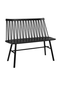 Hans K ZigZag sofa Ask svart beis