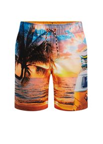 WE Fashion Pojkar Badbyxa himmelsblå Storlek 98/104