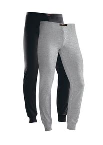 H.I.S. H.I.S Heren Lange onderbroek grijs / zwart XXXL