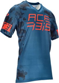 Acerbis MTB Drakaris, jersey manga corta , color: Azul/Negro/Rojo , tama&ntilde;o: M