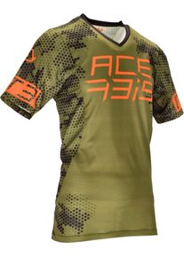 Acerbis MTB Drakaris, jersey short-sleeve , color: Green/Black/Orange , size: 3XL