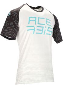 Acerbis MTB Flex Halo, jersey short-sleeve , color: White/Black/Light Blue , size: L