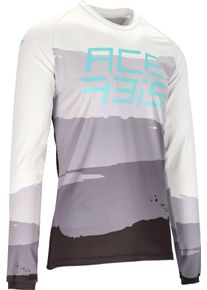 Acerbis MTB Flex Speed, jersey , color: White/Black/Light Blue , size: S