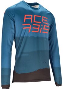 Acerbis MTB Flex Speed, camisola , cor: Azul/Preto/Vermelho , tamanho: S