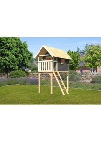 Konifera Spielturm &raquo;Matti&laquo;, BxTxH: 120x244x325 cm, Spielt&uuml;rme, 5105042910-0 grau