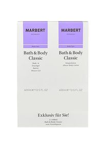 Marbert Pflege Bath & Body Geschenkset Bath & Shower Gel 400 ml + Allover Body Lotion 400 ml 1 Stk.