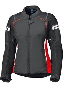 Held Savona, veste textile Gore-Tex pour femmes , couleur: Noir/Rouge , taille: L