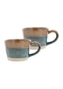 Villa Collection Evig krus med hank 30 cl 2 pakning Blå-brun