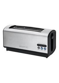 Clatronic Toaster TA 3687 - toaster - stainless steel/black