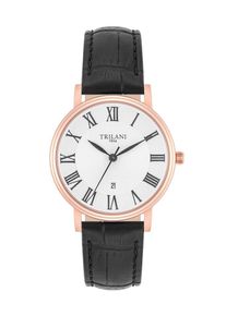 Trilani Dames Analoog horloge rose-goud / zwart / wit One Size