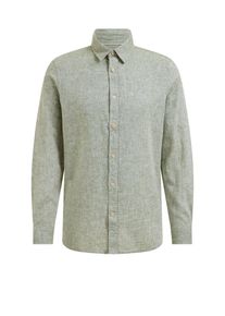 WE Fashion Koszula dla mężczyzn szarobeżowy / pastelowy zielony Rozmiar XS