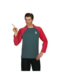 Bullyparade - Maglietta costume Schrotty uomo - 50/52 - Grigio/Rosso