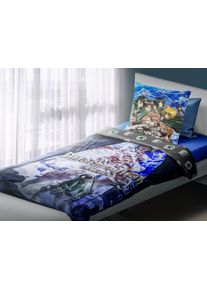 Attack on Titan - Biancheria da letto reversibile Fight