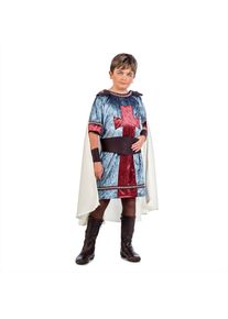 Caballero Medieval - Disfraz Infantil - 11/13 años - Azul/Rojo