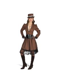 Steampunk Lady - Costume - 36/38 - Nero/Marrone