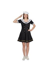 Costume da Sailor Girl per donna nero - 36/38 - Nero/Bianco