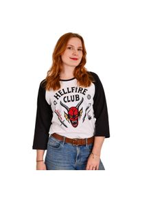 Stranger Things - Hellfire Club escudo de manga larga - XL - Negro/Rojo/Blanco