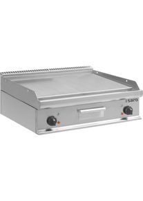ich-zapfe Saro Griddleplatte Elektro Tisch, E7/KTE2BBL - Professionelle Großflächen-Zubereitung für die Gastronomie