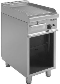 ich-zapfe Saro Gas-Griddleplatte, Bratplatte - E7/KTG1BAR, offenem Unterbau