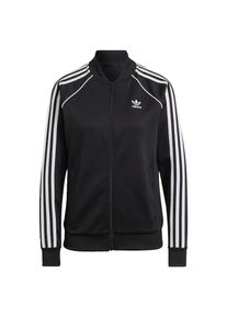 adidas originals Dames Sweatvest 'Adicolor Classics' zwart / wit 4XS
