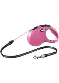 Flexi - New Classic S 8M Leash Cord Pink max 12Kg - (600.7736)