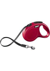 Flexi - New Classic L 8M Leash Tape Red Max 50Kg - (600.7796)