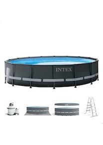 Piscina elevada redonda Intex Ultra XTR Frame 488x122 cm con depuradora