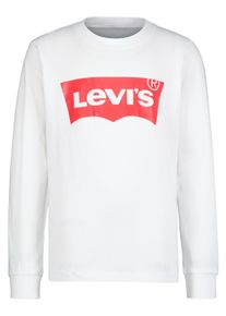 Levi's Levi's Kinder Wit shirt met lange mouwen voor jongens