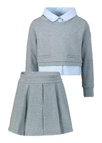 Moncler Enfant Kinder Grijs kleding set voor meisjes