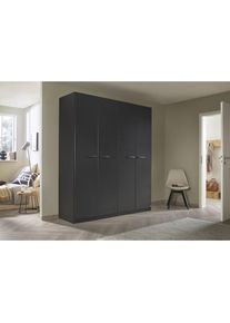 Rauch Dreht&uuml;renschrank &raquo;Modi&laquo;, inkl. Stoff-Organizer mit 6 F&auml;chern, optional mit Spiegel erh&auml;ltlich, grau, , 1964702091-0 B/H/T: 181 cm x 210 cm x 54 cm