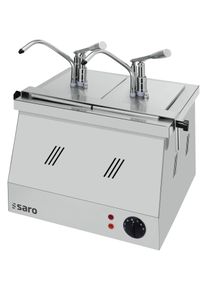 ich-zapfe Saro Bain marie 2X1/4 GN 200 met dispenser BM-0214