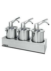 ich-zapfe Saro Sausdispenser, Sauce dispenser - model PD-003 3 x 5 ltr