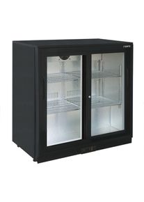 ich-zapfe Saro barkoelkast, drankenkoelkast met 2 schuifdeuren, model BC 198 SD