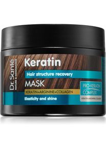 Dr. Santé Keratin masque nourrissant et régénérateur en profondeur pour cheveux fragiles sans éclat 300 ml