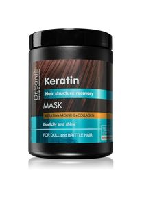 Dr. Santé Keratin masque nourrissant et régénérateur en profondeur pour cheveux fragiles sans éclat 1000 ml