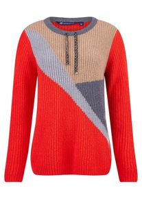 NAVIGAZIONE Dames Trui beige / duifblauw / lichtblauw / rood S