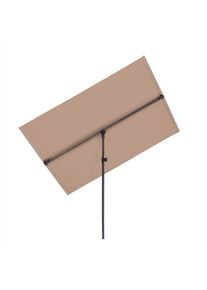 Blumfeldt Flex-Shade L, napernyő, 130 x 180 cm, poliészter, UV 50, szürkésbarna