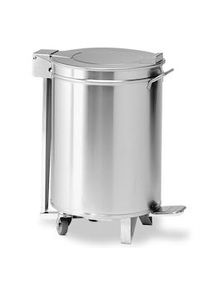 MBH - MAQUINARIA BAR HOSTELERÍA MBH - Cestino rifiuti in acciaio inox con ruote per l'ospitalità. Cestino rifiuti ø 380 mm per cucina industriale di