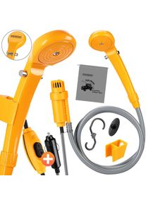 Monzana® Doccia da campeggio portatile con attacco per auto 12V