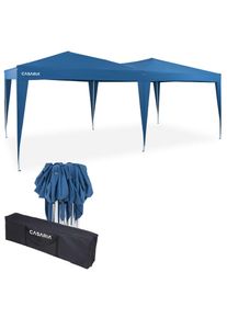 Casaria® Gazebo da giardino blu 3x6m